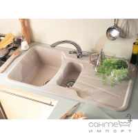 Кухонна мийка оборотна Longran Korona 1.5B кольору