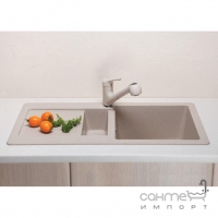 Гранітне кухонна мийка Schock Cristalite Typos D150 S оборотне, колір на вибір