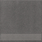Плитка для підлоги, сходинка 30,5x30,5 StarGres SD Graphite Stopnica Prosta (чорна)