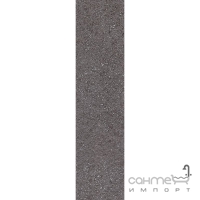 Напольная плитка, плинтус 8x33,3 StarGres Hard Rock Cokol Skirt Graphite (черная, под камень)
