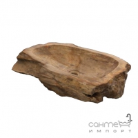Раковина накладна IMSO Ceramiche fossil 26x46 скам'яніле дерево