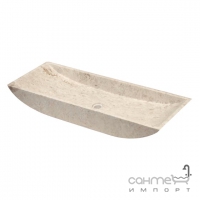 Раковина накладная IMSO Ceramiche arco beige 40x100 камень