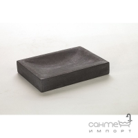 Мыльница прямоугольная IMSO Ceramiche 9x12 черный базальт
