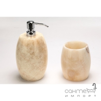 Дозатор для рідкого мила+склянка IMSO Ceramiche камінь