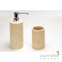 Дозатор для жидкого мыла+стакан IMSO Ceramiche мрамор, цвета в ассортименте