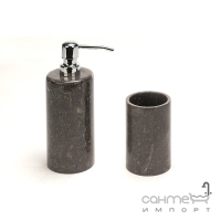 Дозатор для рідкого мила+склянка IMSO Ceramiche мармур, кольори в асортименті