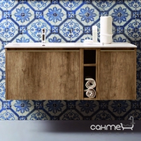 Комплект мебели для ванной комнаты Cerasa Movida Tavolato Biscotto