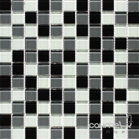 Мозаїка 300х300 Kale-Bareks MixC010 (мікс: чорний, сірий, білий)