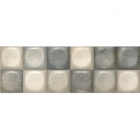 Настінна плитка під мозаїку 25x75 В056 Porcelanite Dos 7515 Gris Relieve (сіра, під камінь)