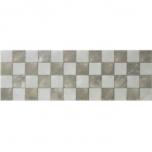 Настенная плитка под мозаику 25x75 Porcelanite Dos 7516 Grafito Relieve (под камень)
