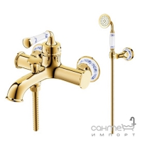 Змішувач для ванни з ручним душем Venezia Emparador 5010101 золото
