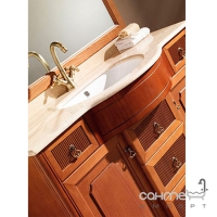 Комплект мебели для ванной комнаты Jurado Toscana 115 ясень/travertino