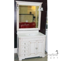 Комплект мебели для ванной комнаты Jurado Viena 80 bianco decape/travertino