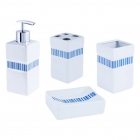 Набор аксессуаров для ванной комнаты AWD Interior Luca фарфор