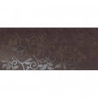 Настенная плитка, декор 24х55 Impronta E_MOTION BROWN WALLPAPER DECORO (коричневая)