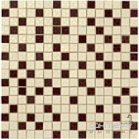 Мозаика 32,5х32,5 Cris Feel Cream & Chocolate Mosaic FEMO24 (бежево-коричневая)