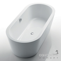 Отдельностоящая акриловая ванна с ножками Devit Fresh 172x78 17080121 белый