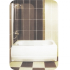 Шторка для ванни Ardien Lux S2007 700x1400 профіль хром