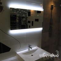 Дзеркало для ванної кімнати з LED підсвічуванням Liberta Fiori 900x700