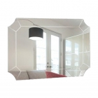 Восьмиугольное зеркало с LED подсветкой Liberta Asti 800x700