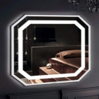 Восьмиугольное зеркало с LED подсветкой Liberta Aragona 800x700