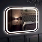 Прямокутне дзеркало із закругленими кутами з LED підсвічуванням Liberta Carisma 1000x700