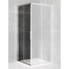 Двері розсувні для душової кабіни ліва Duka Prima S 2000 Glass CR-E2 900 профіль хром, скло прозоре