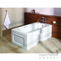 Прямоугольная ванна Polimat Lux 140x75 00340 белая