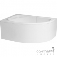 Асиметрична ванна Polimat Standard 130x85 L 00350 біла, ліва