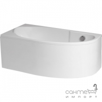 Асиметрична ванна Polimat Miki 140x70 L 00372 біла, ліва