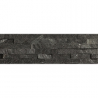 Плитка настенная, камень 15x60 IMSO Ceramiche Tramezzi Dark (черная)