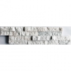 Плитка настенная, камень 10x35 IMSO Ceramiche Spaccatello Bianco (белая)