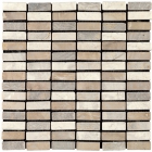 Мозаика 30x30 (1,7x4.8) IMSO Ceramiche Mosaico Regular Brown (бежевая)