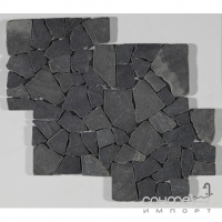Мозаїка 30x35 IMSO Ceramiche Palladiana Catedral Andesit (чорна)