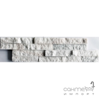 Настінна плитка, камінь 10x35 IMSO Ceramiche Spaccatello Bianco (біла)