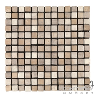 Мозаика 30x30 (2x2) IMSO Ceramiche Mosaico Cubo Beige (бежевая)