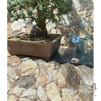 Напольная плитка под камень 32,5x32,5 Oset TAPIA Canales (коричневая)
