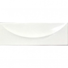 Настенная плитка, декор 9,8х29,8 Paradyz PAMPELUNA BIANCO STRUKTURA (белая, глянец)