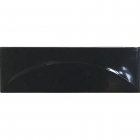 Настенная плитка, декор 9,8х29,8 Paradyz PAMPELUNA NERO STRUKTURA (черная, глянец)