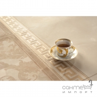 Плитка напольная 58.5x58.5 Versace Marble decoro cassettone foglia beige lapatto 240074