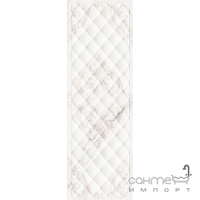 Настенная плитка, декор 25x75 Ascot GlamourWall Calacatta Capitone Dec (белая)