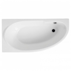 Ассиметричная ванна Polimat Miki 140x70 L 00372 белая, левая