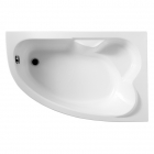 Ассиметричная ванна Polimat Noel 140x90 P 00778 белая, правая
