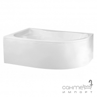 Ассиметричная ванна Polimat Mega 160x105 L 00230 белая, левая