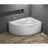 Ассиметричная ванна Polimat Mega 160x105 P 00229 белая, правая