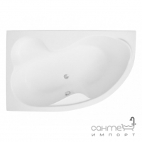 Ассиметричная ванна Polimat Mega 160x105 L 00230 белая, левая