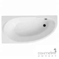Ассиметричная ванна Polimat Miki 140x70 L 00372 белая, левая