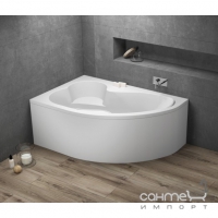 Асиметрична ванна Polimat Dora 170x110 L 00358 біла, ліва