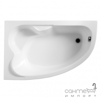 Асиметрична ванна Polimat Noel 140x80 L 00852 біла, ліва