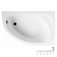 Асиметрична ванна Polimat Standard 130x85 P 00343 біла, права